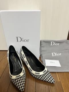 Dior 千鳥格子ハイヒール パンプス 35 1/2のサムネイル