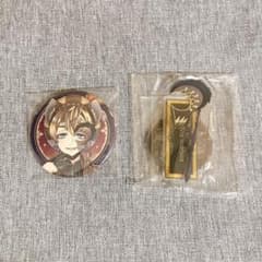 [2 점 세트] 트위스트 라기 그로마스 가면 스틱 스타일 악스타 캔 배지