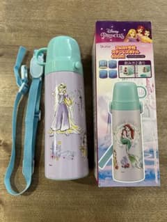 Disney Princess 600ml 子ども用水筒 2WAY スケーターのサムネイル