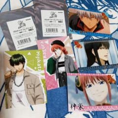 銀魂 アニマックスカフェ スイパラ 限定ブロマイド 銀時 土方 神楽 桂