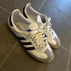 adidas SAMBA スニーカー ホワイト ブラックのサムネイル