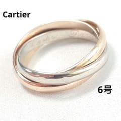 磨き済】Cartier カルティエ トリニティ リング 46 6号 7885 - メルカリ