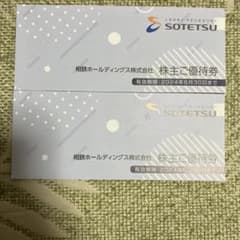 【匿名無料配送】相鉄株主優待券2セットのサムネイル