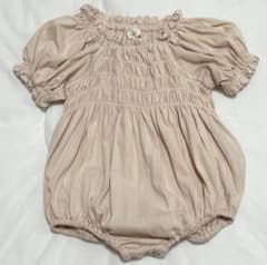 monbebe ピンクロンパース　M 80㎝　韓国子供服のサムネイル