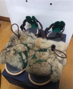 kolor 18aw ラビットファーサンダルのサムネイル