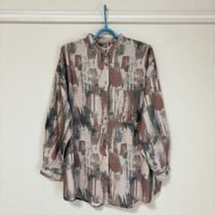 SELECT MOCA 柄長袖シャツ　フリーサイズのサムネイル