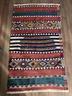 キリム　絨毯　ラグ　タペストリー　カーペット　玄関マット　オールドキリム　ジジム キリム 絨毯 ラグ タペストリー カーペット 玄関マット オールドキリム