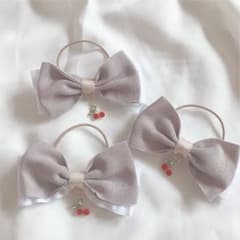 リボン ヘアゴム ハンドメイド キトゥンさんのサムネイル