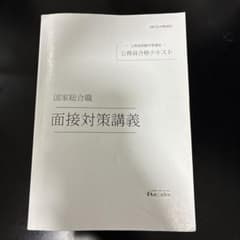 国家総合職 面接対策講義 伊藤塾 公務員試験対策　人事院面接対策にも有効のサムネイル