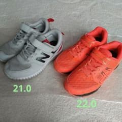 キッズスニーカー New Balance 21.0cm asics 22.0cmのサムネイル