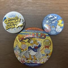 ドナルドダック 缶バッジセットのサムネイル
