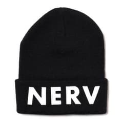 RADIO EVA NERV KNIT CAP ブラック