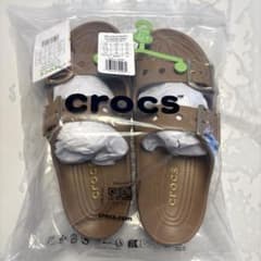 Crocs メタリックバックル サタデー サンダル クロックス 24cm - メルカリ
