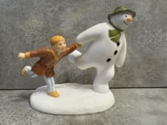 スノーマン　ウェッジウッド・コールポート　陶器　置物 スノーマン ウェッジウッド・コールポート 陶器 中古品