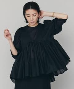 Curensology コットンタックギャザーブラウス美品 - メルカリ