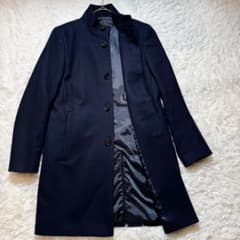 極美品 Theory セオリー カシミヤ混 スタンドカラーコートBELVIN
