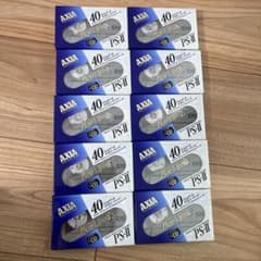 AXIA カセットテープ PS-II 40分 10本セットのサムネイル
