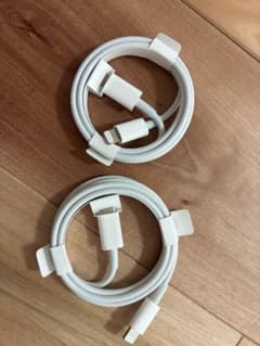 iphone 充電ケーブル 純正 2本セットのサムネイル