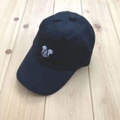 新品　未使　キャップ　ミッキー　ワンポイントのサムネイル
