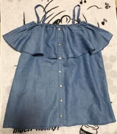 デニム風オフショル☆Mのサムネイル