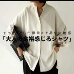 アンティカ　スキッパーシャツ