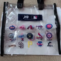MLB クリアトートバッグ 各チームロゴ付きのサムネイル