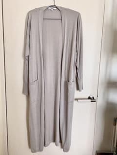 ユニクロ　ロングカーディガン グレー　新品のサムネイル