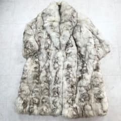 ブルーフォックス コート リアルファー 本毛皮 特大/ロング丈】ブルーフォックス ロングコート リアルファーコート 本