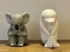 まちぼうけ12 ガシャポン　イルカ（白）コアラのサムネイル
