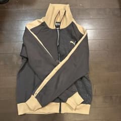 PUMA ダークグレー ベージュ フルジップジャケットのサムネイル