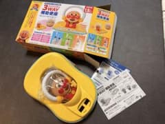 アガツマ）3WAY補助便座 おしゃべり+メロディ付き　アンパンマン 補助便座のサムネイル