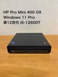 HP ProMini 400 G9 第12世代 i5-12600T デスクトップ - メルカリ