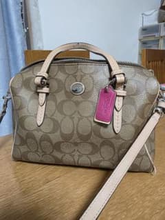 COACH シグネチャーハンドバッグ COACH コーチ シグネチャー ショルダーバッグ2072 | Shop at Mercari