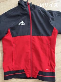 adidas ピステ・ウィンドブレーカー 赤/黒 - メルカリ