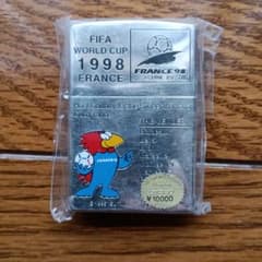 【レア】 限定品 ZIPPO ライター サッカー フランスワールドカップ98 1998年FIFAワールドカップフランス限定版ZIPPOライターNo.3663 - メルカリ