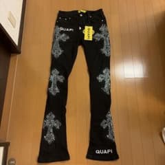 国内入手困難』 GUAPI ブラックデニム ラインストーン - メルカリ