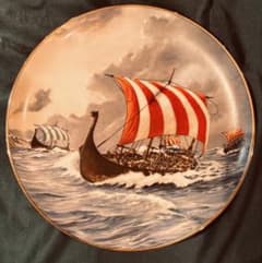 HMS Royal Sovereign 飾り皿 帆船 アンティークのサムネイル