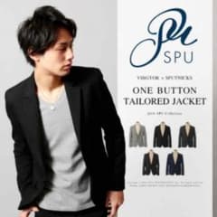 SPU  VIBGYOR 1つボタンテーラードジャケットのサムネイル