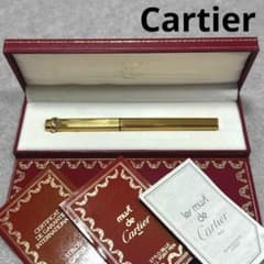 Cartier】カルティエ ボールペン サントス ボルドーゴールド ケース