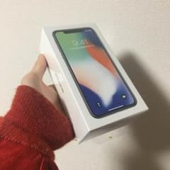 iPhoneX シルバー256GB SIMフリー本体【当日発送可能です】のサムネイル