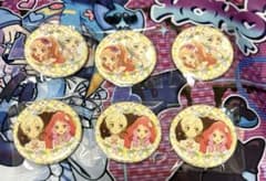 イオン限定 アイカツ！チーズソフトクッキー 缶バッジ 6個 BOX B