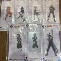 NARUTO 이치 반 쿠지 파도의 국편 G상 아크릴 스탠드 7종 세트