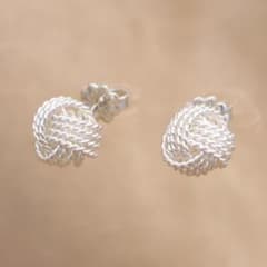 新品仕上済 Tiffany&Co. ティファニー ツイストノット ピアス 925