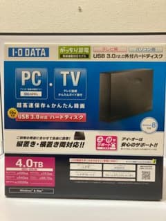 I-O DATA 外付HDD 4.0TB HDCL-UT4.0Kのサムネイル