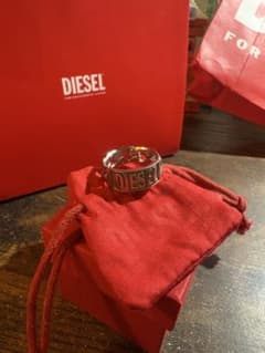 DIESEL シルバーリング 10号 おまけ付き - メルカリ