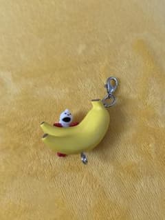 パペットスンスン　つまんでつなげてひょっこり！マスコット　ノンノン　バナナ