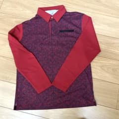 LANVIN SPORT レッド 長袖ポロシャツ 38サイズのサムネイル