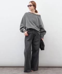 ドゥーズィエムクラス Loose Jeans 38 グレー ブラックデニム - メルカリ