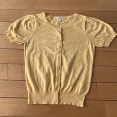 Vert Dense 半袖カーディガン イエロー サイズ2のサムネイル