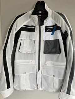 クシタニ K-2439 フルメッシュロングジャケット ホワイト メンズM 